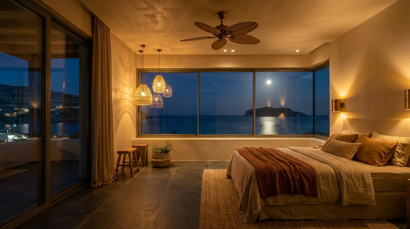 Reading nook, the window low and deep